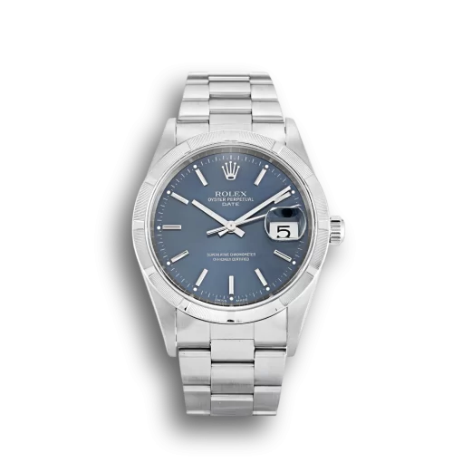Rolex Oyster Perpetual Date 34mm Blue 15210