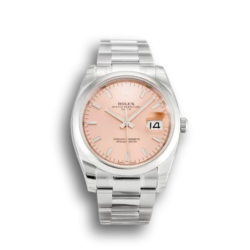 Rolex Oyster Perpetual Date 34mm Salmon 115200