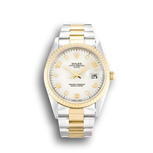 Rolex Oyster Perpetual Date 34mm White 15223