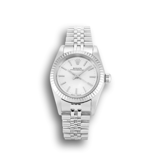 Rolex Lady Oyster Perpetual 26mm Silver 76094