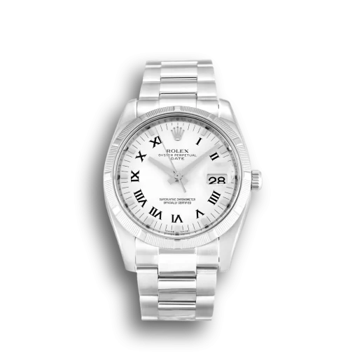 Rolex Oyster Perpetual Date 34mm White 115210