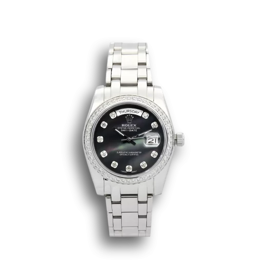 Rolex Day-Date Black Dial 118346
