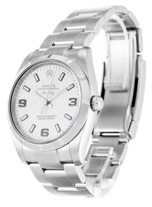 Rolex Air-King White Quarter Arabic 114210 - 图片 2