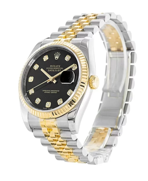 Rolex Datejust Two Tone Black - 图片 2