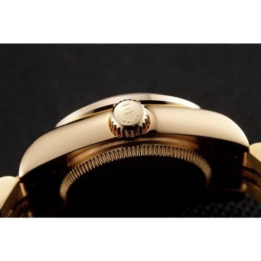 Swiss Rolex Lady-Datejust Champagne Dial Diamond Bezel Gold Jubilee Bracelet 1454096 - 图片 9