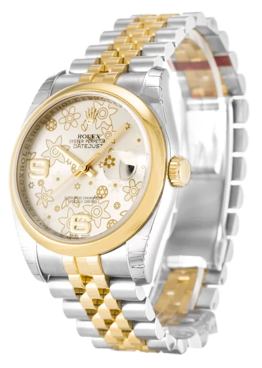 Rolex Datejust Silver Floral Dial 116203 - 图片 2