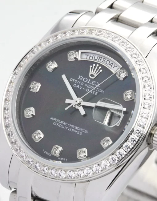 Rolex Day-Date Black Dial 118346 - 图片 3