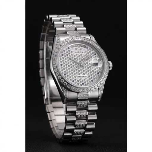 Swiss Rolex Day-Date Diamonds-SRL182 621612 - 图片 3