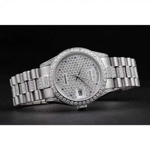 Swiss Rolex Day-Date Diamonds-SRL182 621612 - 图片 4