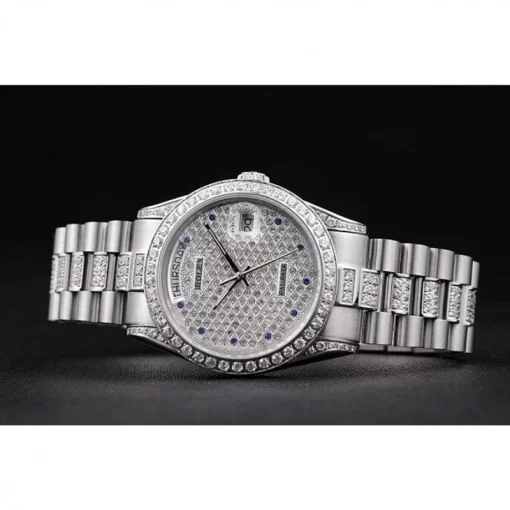 Swiss Rolex Day-Date Diamonds-SRL182 621612 - 图片 5