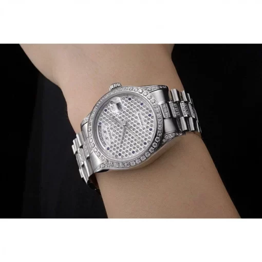 Swiss Rolex Day-Date Diamonds-SRL182 621612 - 图片 11