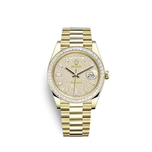Rolex Day-Date 228398TBR 40mm Diamond-paved