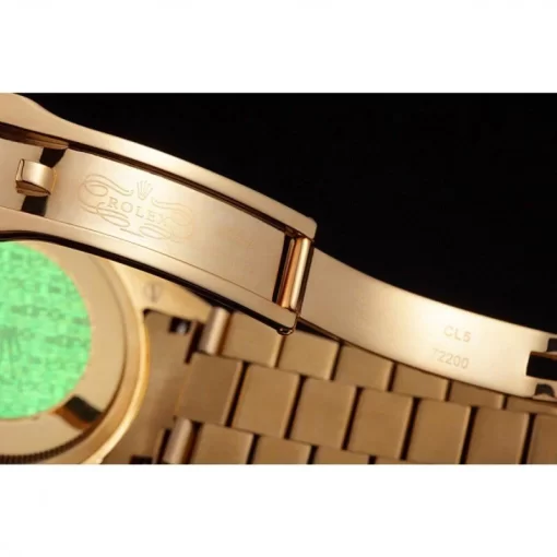 Swiss Rolex Day-Date Diamonds Yellow Gold-SRL184 621614 - 图片 6