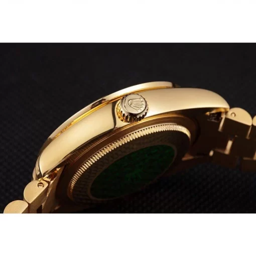 Swiss Rolex Day-Date Diamonds Yellow Gold-SRL184 621614 - 图片 9