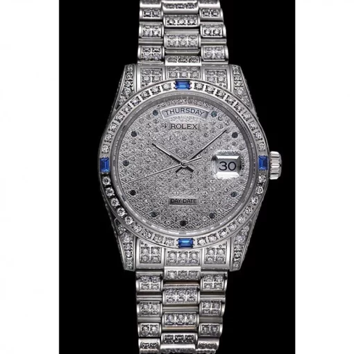 Swiss Rolex Day-Date Diamonds-SRL183 621613 - 图片 3