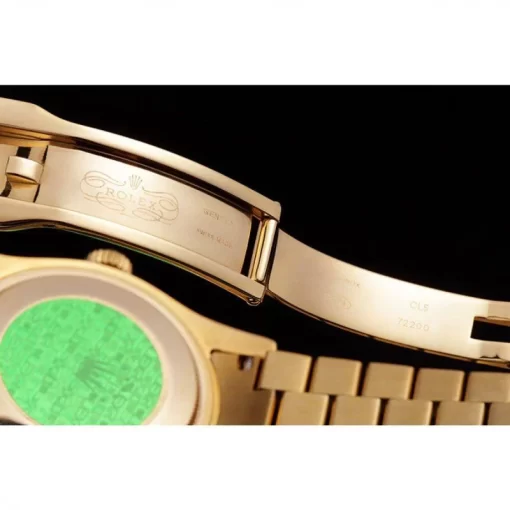 Swiss Rolex Day-Date Diamonds Yellow Gold-SRL185 621615 - 图片 6