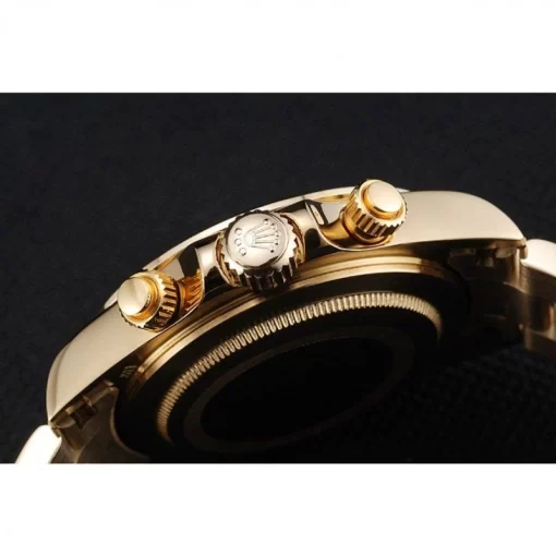 Rolex Cosmograph Daytona Brown Dial Diamond Numerals Gold Case And Bracelet 1454245 - 图片 8