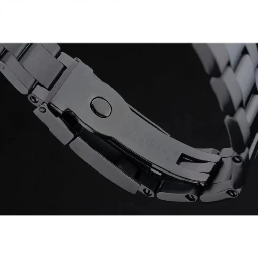 Rolex Daytona Black Ion Plated Tachymeter Black Stainless Steel Strap Green Dial 80246 - 图片 7