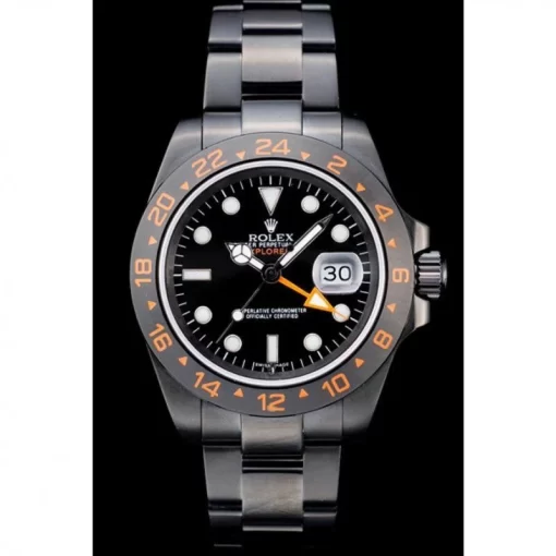 Rolex Swiss Explorer Black Ceramic Bezel Black Dial Watch 98240 - 图片 2