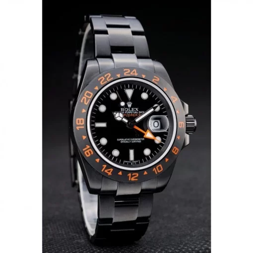Rolex Swiss Explorer Black Ceramic Bezel Black Dial Watch 98240 - 图片 3