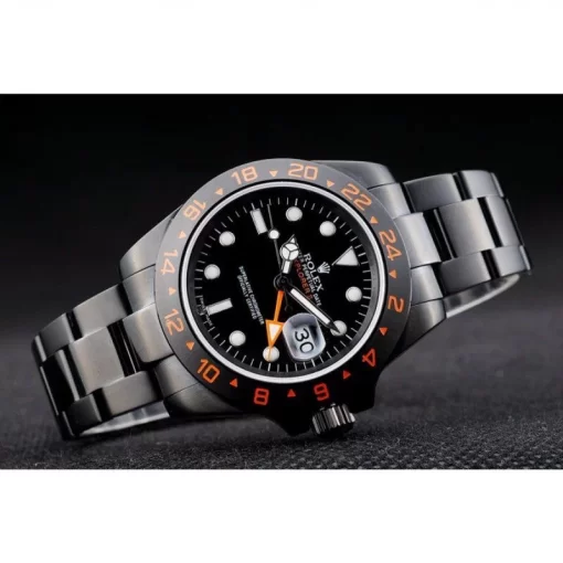Rolex Swiss Explorer Black Ceramic Bezel Black Dial Watch 98240 - 图片 4