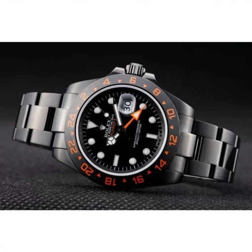 Rolex Swiss Explorer Black Ceramic Bezel Black Dial Watch 98240 - 图片 5