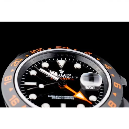 Rolex Swiss Explorer Black Ceramic Bezel Black Dial Watch 98240 - 图片 11