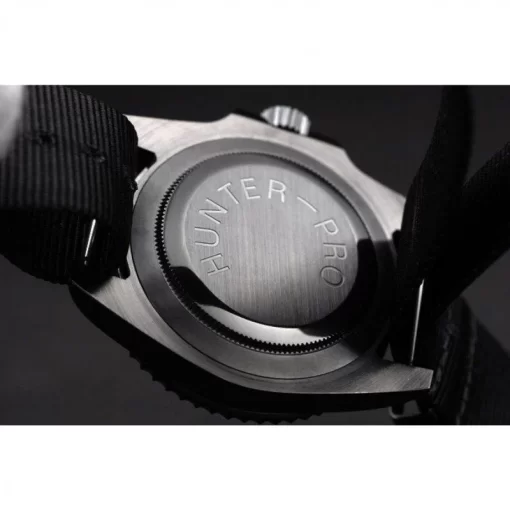 Swiss Rolex GMT Master II Pro-Hunter Black Fabric Strap Black Dial - 图片 7