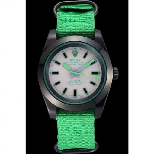 Rolex Milgauss Bamford Green Nylon Strap 622004 - 图片 2