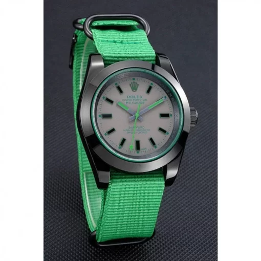 Rolex Milgauss Bamford Green Nylon Strap 622004 - 图片 3