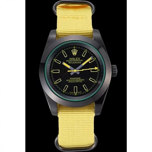 Rolex Milgauss Bamford Yellow Nylon Strap 621999 - 图片 2