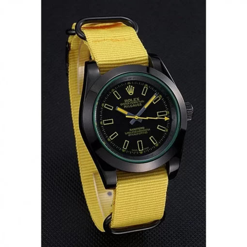 Rolex Milgauss Bamford Yellow Nylon Strap 621999 - 图片 3