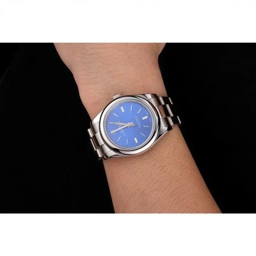 Rolex Oyster Perpetual Blue Dial Stainless Steel Case And Bracelet - 图片 10