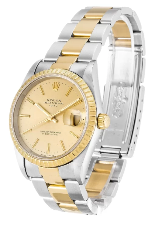 Rolex Oyster Perpetual Date 34mm Champagne 15223 - 图片 2
