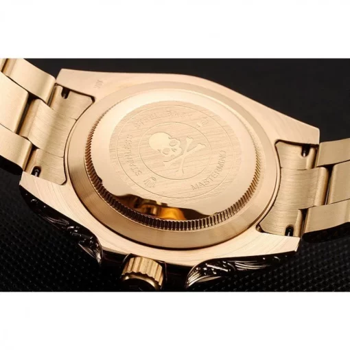 Swiss Rolex Submariner Skull Limited Edition Black Dial Gold Case And Bracelet 1454071 - 图片 8