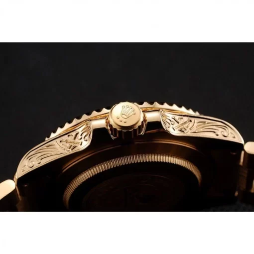 Swiss Rolex Submariner Skull Limited Edition Black Dial Gold Case And Bracelet 1454071 - 图片 9
