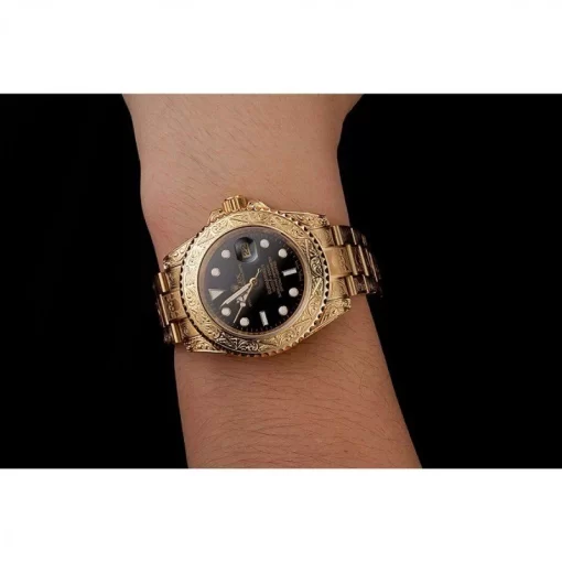 Swiss Rolex Submariner Skull Limited Edition Black Dial Gold Case And Bracelet 1454071 - 图片 10