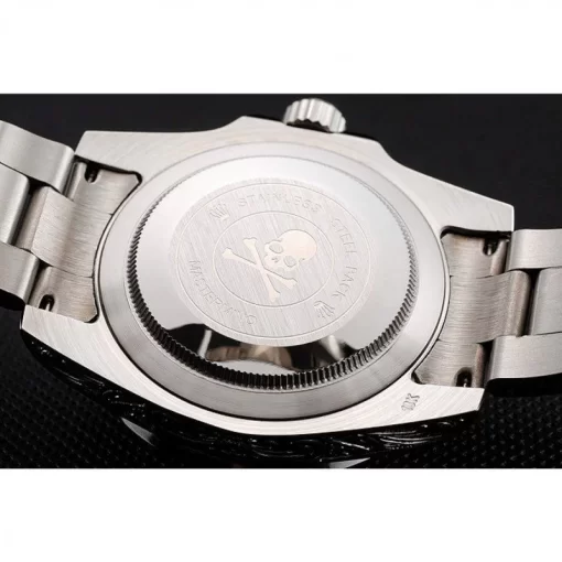 Swiss Rolex Submariner Skull Limited Edition Black Dial White Case And Bracelet 1454093 - 图片 8