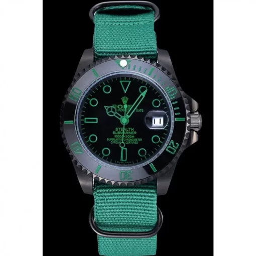 Rolex Stealth Submariner Green Nylon Strap 622009 - 图片 2