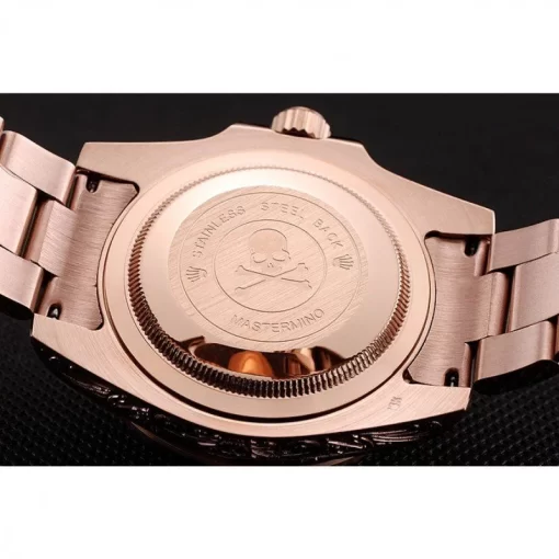 Swiss Rolex Submariner Skull Limited Edition Brown Dial Rose Gold Case And Bracelet 1454087 - 图片 8