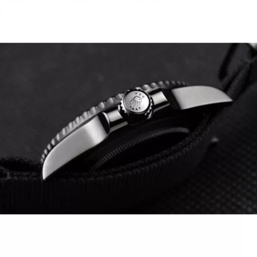 Swiss Rolex Submariner Pro-Hunter Black Fabric Strap Black Dial - 图片 8