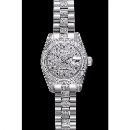 Swiss Rolex DateJust Diamond Dial Stainless Steel 622021 - 图片 3