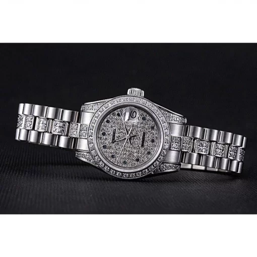 Swiss Rolex DateJust Diamond Dial Stainless Steel 622021 - 图片 5