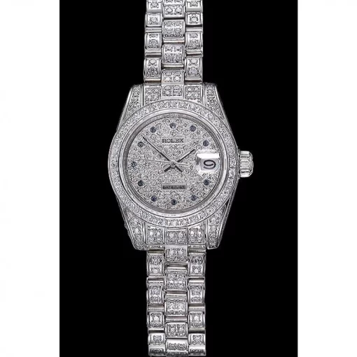 Swiss Rolex DateJust Diamond Dial Stainless Steel 622022 - 图片 2