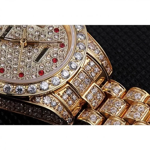 Swiss Rolex DateJust Diamond Dial Gold 622024 - 图片 9