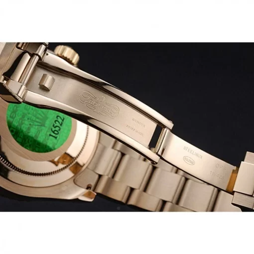 Rolex Yacht-Master II White Dial Blue Bezel Gold Bracelet 622271 - 图片 7