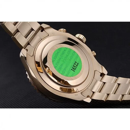 Rolex Yacht-Master II White Dial Blue Bezel Gold Bracelet 622271 - 图片 8
