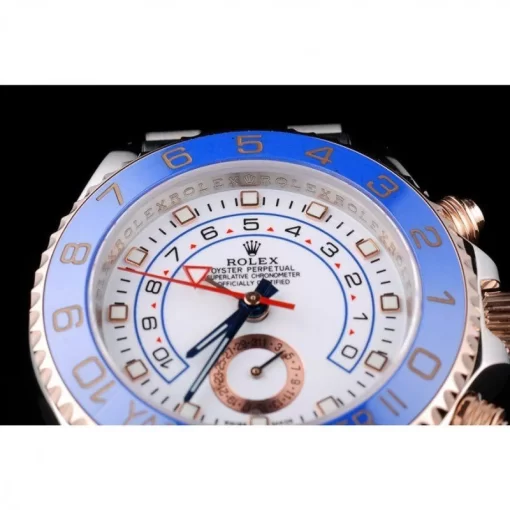 Rolex Yacht-Master Blue Ceramic Bezel White Dial Watch - 图片 8