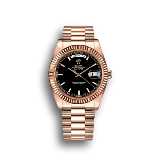 Rolex Day-Date II Black Dial 218235