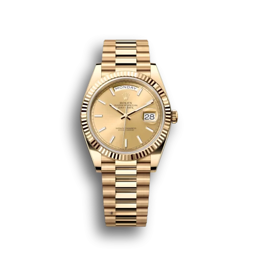 Rolex Day-Date II Champagne Dial 218238